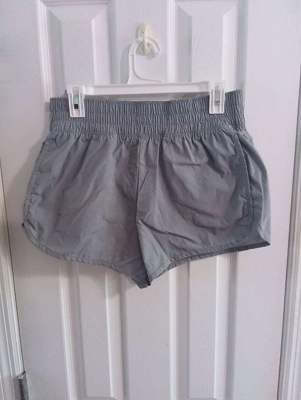 Pink  Victorias Secret Active Women’s Gray Elastic-Waist Athletic Shorts